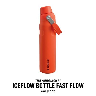 STANLEY The Aerolight™ IceFlow™ Water Bottle Fast Flow 0.6L / 20oz Tigerlily 10-12515-003 - KNIFESTOCK