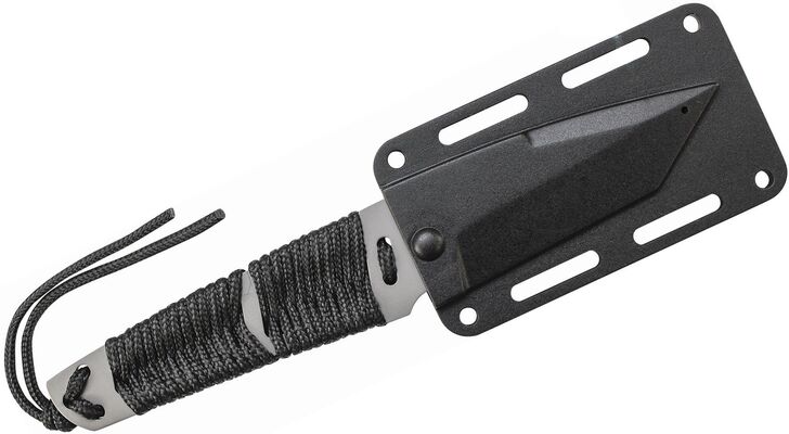 Smith and Wesson Tanto Vast Mes, Paracord Omwikkeld Handvat, Nylonvezel Schede - KNIFESTOCK