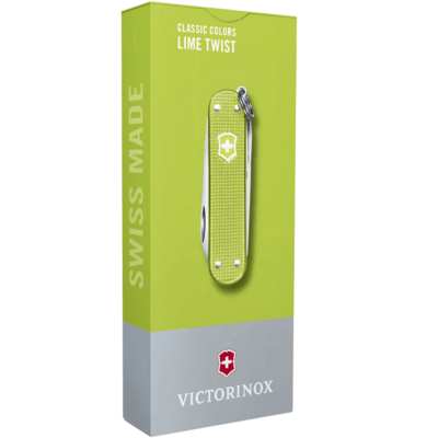 VICTORINOX Classic SD Alox Colors, Lime Twist 0.6221.241G - KNIFESTOCK