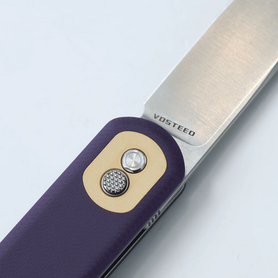 Vosteed Corgi 14C28N Satin Violet G10 CG3S07 - KNIFESTOCK