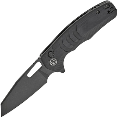 Petrified Fish PFE17Trilobite 14C28N Fekete Stonewashed Fekete G10 PFE17DDW - KNIFESTOCK