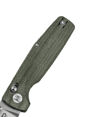 Bestech SLASHER D2 Stone wash Micarta Green Bar Lock BG56B-1 - KNIFESTOCK