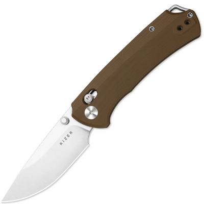 Kizer T1 CD Nitro-V,Satin,G10 - KNIFESTOCK