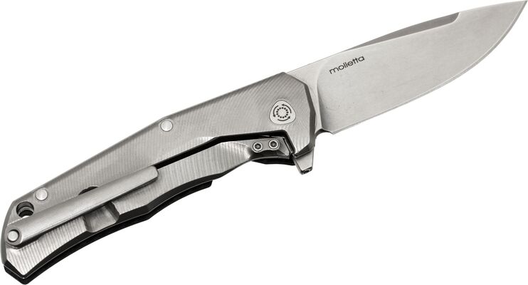 Lionsteel Folding knife M390 blade, Carbon Fiber handle, IKBS wood KIT box  TRE FC - KNIFESTOCK