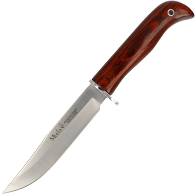 Muel 113mm Blade, Rosewood Pakkawood Handle and Stainless Guard and Cap Gred-13R - KNIFESTOCK