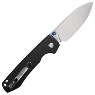 Vosteed Raccoon(Top Liner Lock) 14C28N Satin Black Micarta A2903 - KNIFESTOCK
