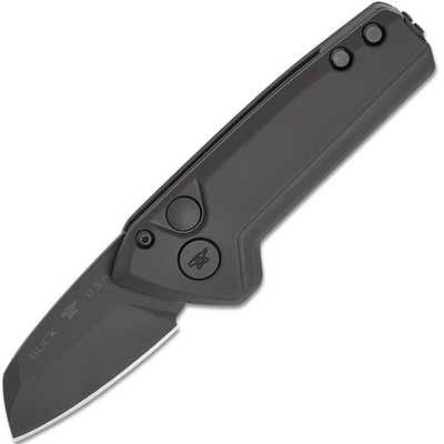 Buck Mini Deploy Blackout, Wharncliffe Blade, Auto BU-0839BKS1 - KNIFESTOCK