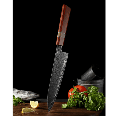 XIN CUTLERY XC119 white buffalo horn, rosewood, japonský nôž 22,5cm - KNIFESTOCK