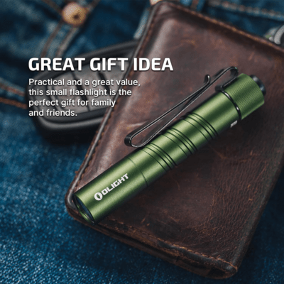 Olight i3T 2 LED Flashlight (OD Green) - KNIFESTOCK