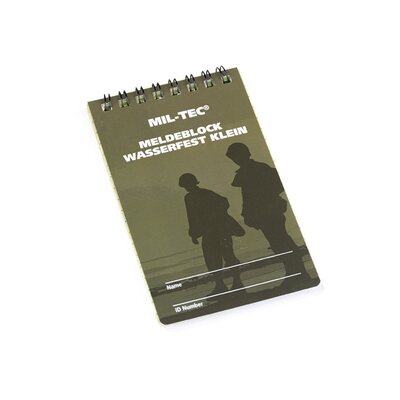 Mil-Tec Watterproof Notebook, Small 15981001 - KNIFESTOCK