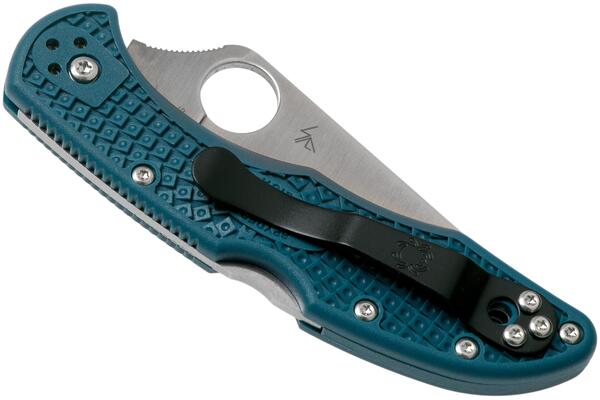 Spyderco Delica 4 Blue FRN C11FPK390 - KNIFESTOCK