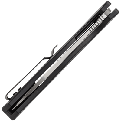 Petrified Fish PF818 Forward Satin D2 Carbon Fiber With Black G10 PF818CDS - KNIFESTOCK