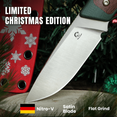 Kizer Smolt | Nitro-V | G10 &amp; Mkurut | 1063A5 | Édition Limitée de Noël - KNIFESTOCK