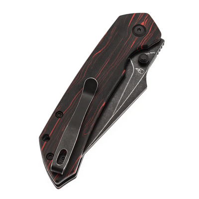 Tenable Knives Fenrir Blackwash Nitro V, Röd &amp; Svart G-mascus - KNIFESTOCK