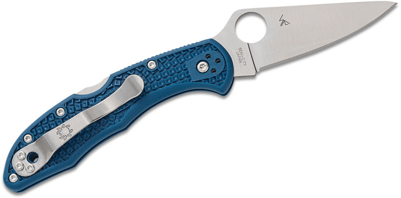 Spyderco Delica 4 Cobalt Blue FRN CPM SPY27 C11PCBL - KNIFESTOCK