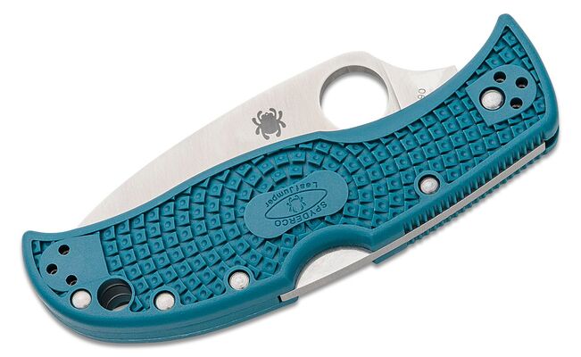 Spyderco LeafJumper Blue Lightweight K390 C262SBLK390 - KNIFESTOCK