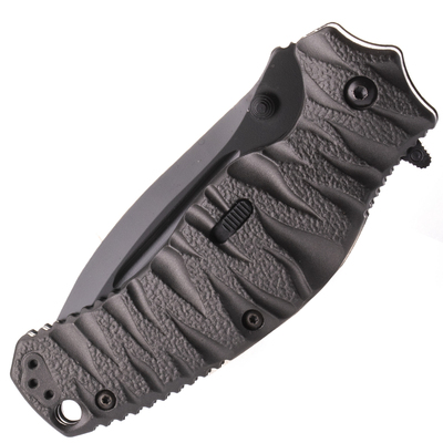 Smith and Wesson Black Ops 4 M.A.G.I.C. Assist Liner Lock Zwart 4034 Roestvrij Staal met 40% Kartelr - KNIFESTOCK