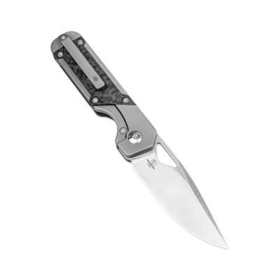 Kizer Frame Lock Mini Militaw Jonathan Styles S45VN Titanium+Carbon Fiber Ki3634SA4 - KNIFESTOCK