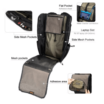 Magforce IMBS 20&quot; Raider Backpack Black #7131B - KNIFESTOCK
