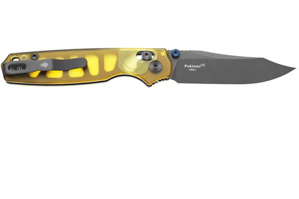 Kizer Pokiman CC AEB-L, Gray Stonewashed, PEI V3789A3 - KNIFESTOCK