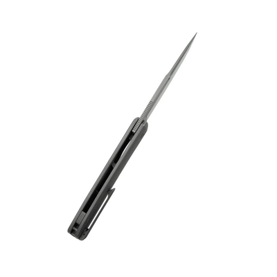 KUBEY Supercell Darkwashed 14C28N Blade Darkblast Titanium Linerlock KU353C - KNIFESTOCK