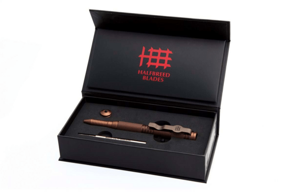 Halfbreed Blades Tactical Bolt Pen TBP-01 BRZ - 6061-T6 - KNIFESTOCK