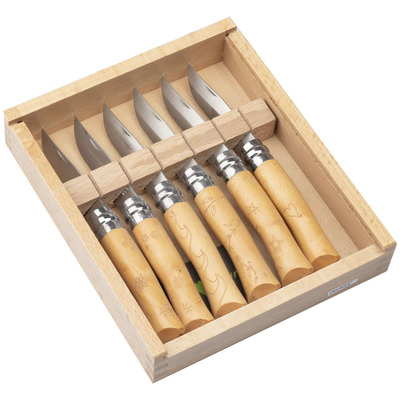 Opinel VRI N°07 Inox Nature Motiv 6ks 001555 - KNIFESTOCK