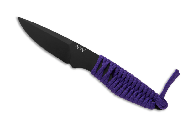 ANV Knives P100 - SLEIPNER, CERAKOTE BLACK, PARACORD PURPLE ANVP100-045 - KNIFESTOCK