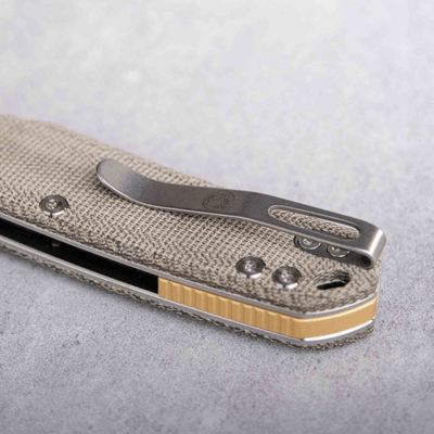 Vosteed Psyop Elmax Stonewash,Green Norplex UltreX™ Micarta - KNIFESTOCK