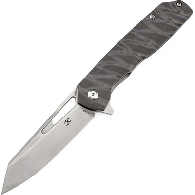 Kansept Shard Satin CPM-S35VN Tiger Stripe Flamed Titanium K1006A15 - KNIFESTOCK