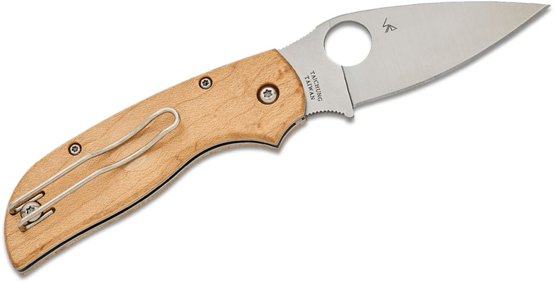 Spyderco CHAPARRAL SLIPIT MAPLE WOOD PLAINEDGE CTS-XHP - KNIFESTOCK