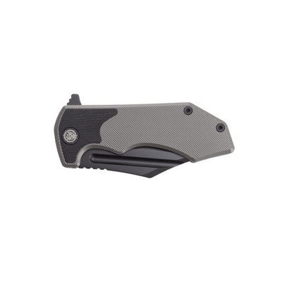 DC BLADES CETO DLC, Gold Pivot, Black Micarta Inlay - KNIFESTOCK