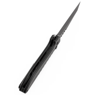 Kansept Kosame Blackwash 154CM,Blackwash Ti with Black &amp; Red G-mascus T1093F5 - KNIFESTOCK