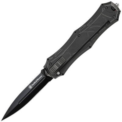 Smith &amp; Wesson OTF Dagger Grey SWOTF9B - KNIFESTOCK