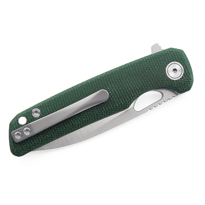 Miguron Galaty 14c28n penge, Liner lock Micarta markolat, MGR-818MGN - KNIFESTOCK