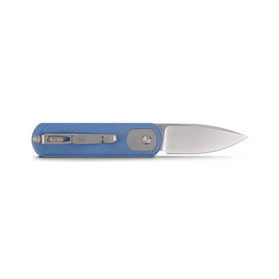 Vosteed Corgi Pup 14C28N Szatén Kék Micarta A0717 - KNIFESTOCK