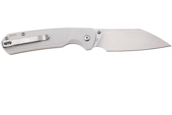 CJRB Pyrite-Light Gray, Stonewashed S90V, Light Gray FRN J1945G-GY  - KNIFESTOCK