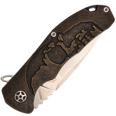 CH KNIVES couteau CH3504 Bronze - KNIFESTOCK