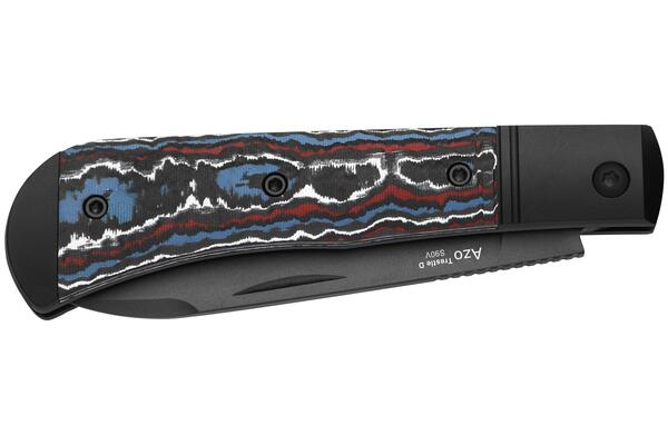 Kizer Trestle D S90V, Matt DLC Ultra, Aluminum &amp; Fat Carbon Ki3760A1 - KNIFESTOCK