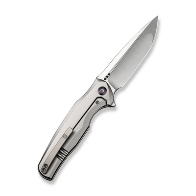 WE Knife 601X Gray Titanium Polished Satin CPM 20CV Frame Lock Limited Edition 150 Pcs WE01J-2 - KNIFESTOCK