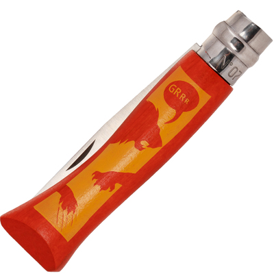 Opinel VRI N°07 Inox Primul Meu Opinel Portocaliu Leu 001701ks - KNIFESTOCK
