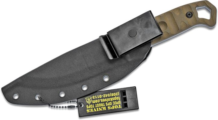 TOPS KNIVES Brakimo Couteau à Lame Fixe Rocky Mtn BRAK-01RMT - KNIFESTOCK