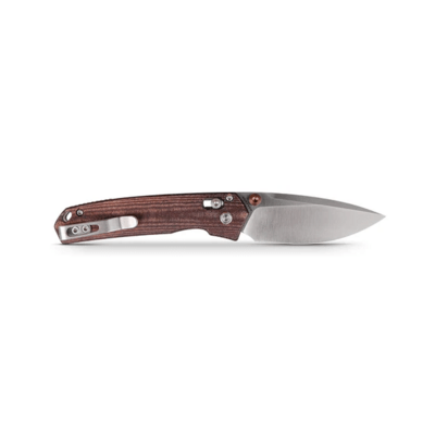 Vosteed Mini Psyop Elmax Satin Maroon Norplex UltreX™ Micarta A2308 - KNIFESTOCK