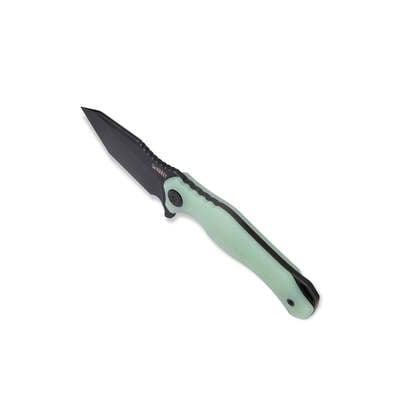 Cubey Golf Fixed Aus-10 Blade Knife Jade G-10 Handle with Kydex Sheath K230d - KNIFESTOCK