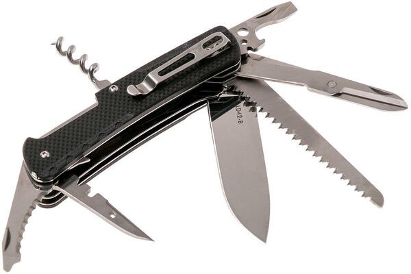 Couteau de poche Ruike LD42-B Trekker, Noir - KNIFESTOCK