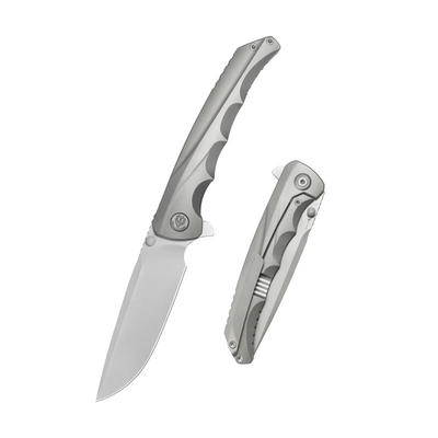 KB Zazoo Beadblast M390 Sandblast Ti KB389A - KNIFESTOCK