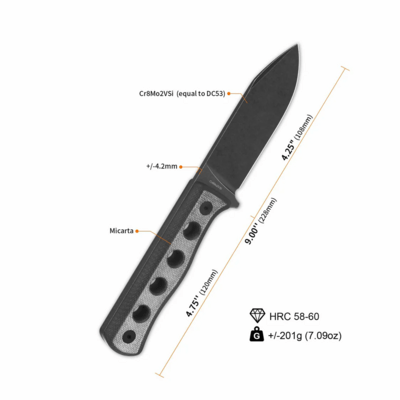 QSP Knife Canary Fixed Blade QS155-B2 - KNIFESTOCK