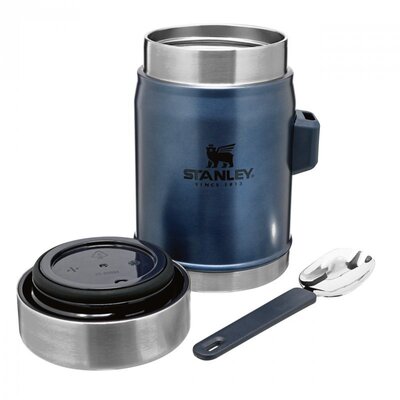 Stanley 10-09382-006 Classic series Food Jar With Spork - Nightfall 0,4L - KNIFESTOCK