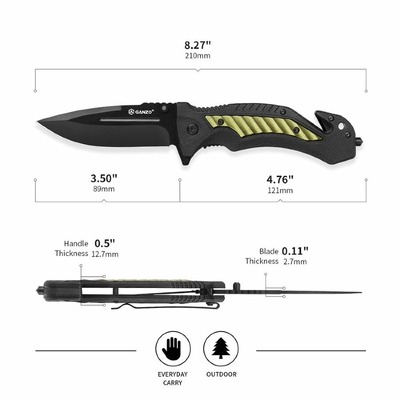 Knife Ganzo G628-GR - KNIFESTOCK