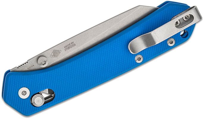 MKM YIPPER – MAGNACUT SW bld - BLUE G10 hdl, CROSS BAR LOCK MK YP-GBL - KNIFESTOCK